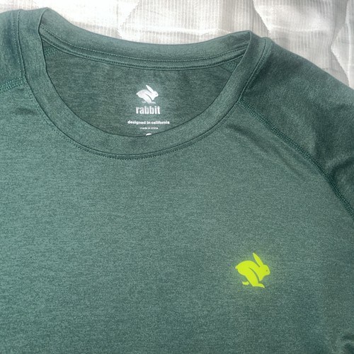 Rabbit tee green mens - ez,