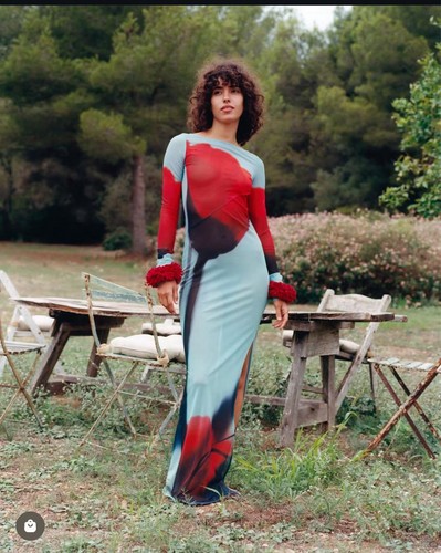 Rat boa long dress with - rat,