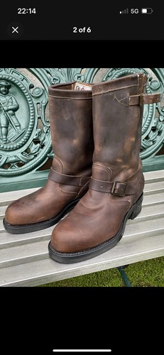Chippewa brown leather - brown,