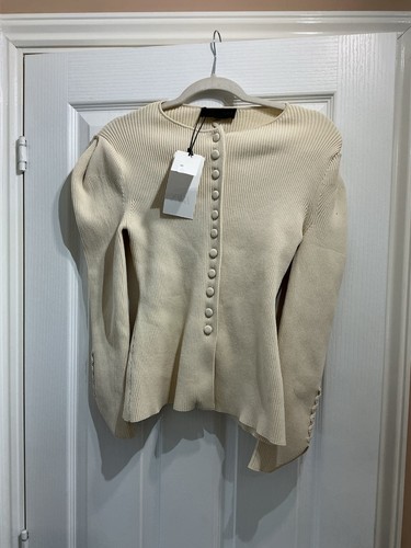 Zara cream beige ecru knit - beige,
