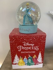 Disney Widdop & Co Cinderella Princess Snow Globe At The Stroke Of Midnight