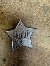 Vintage/1960s? Metal Sheriff's