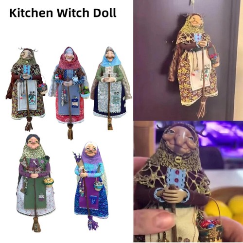 Hot handmade kitchen witch - uk,