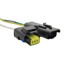 3 Pin Connector Plug Prewired