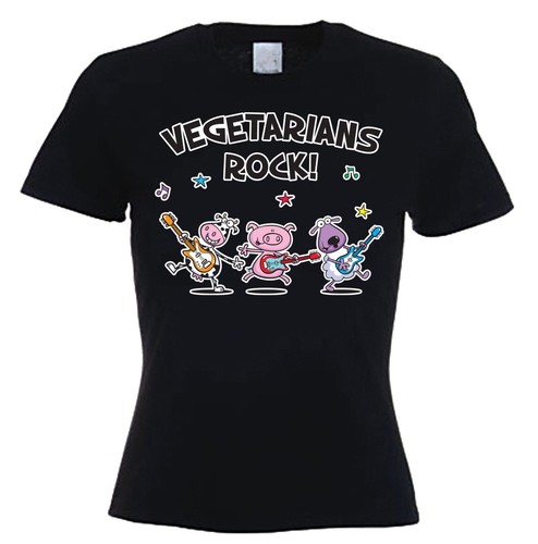 Vegetarians rock women - rock, women's