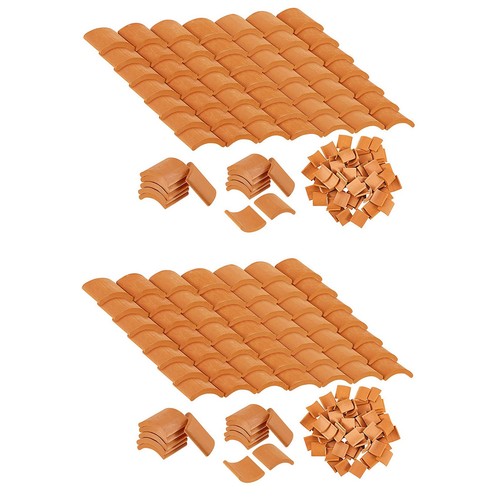 200 pcs roof tiles building - roof,