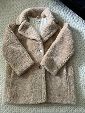 Womens Topshop Teddy Coat Size