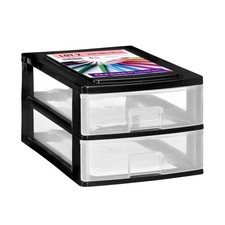 PLASTIC STORAG SMALL 2 DRAWERS