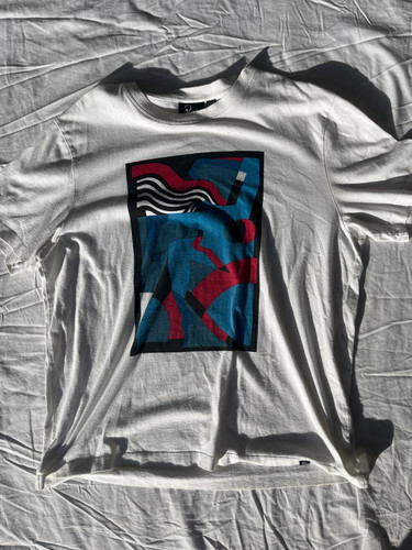 Parra shirt white red - by, t-shirt