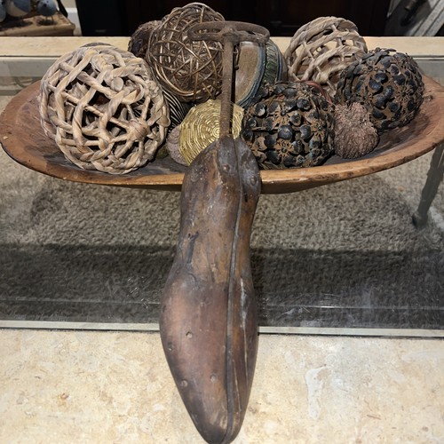 Vintage wooden shoe mold - vintage,