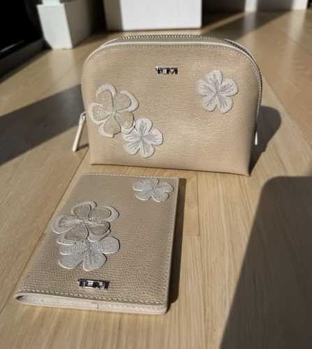 Tumi beige white - white, floral