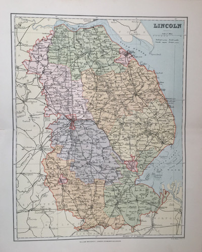 Map lincolnshire - -,