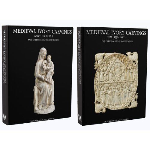 Medieval ivory carvings - ivory,