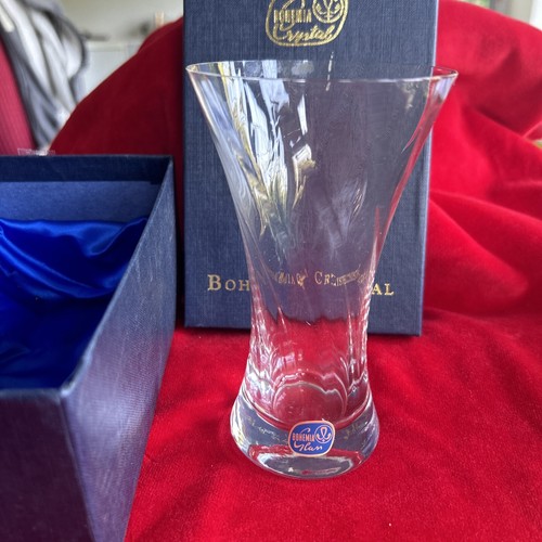 Bohemia crystal vase glass - bohemia,