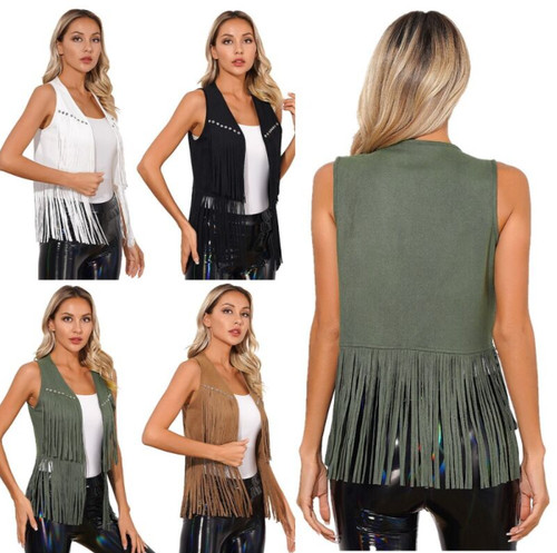 Women tassels fringe western - fringe,