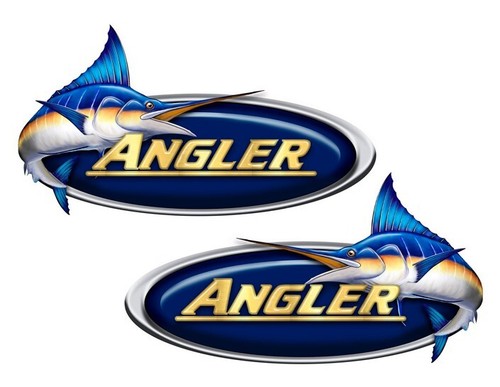 Angler sticker set - sticker,
