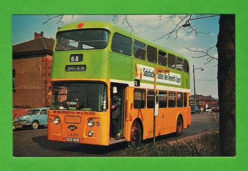 Bus postcard glasgow - postcard,