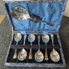 Vintage Deco Cased Silver