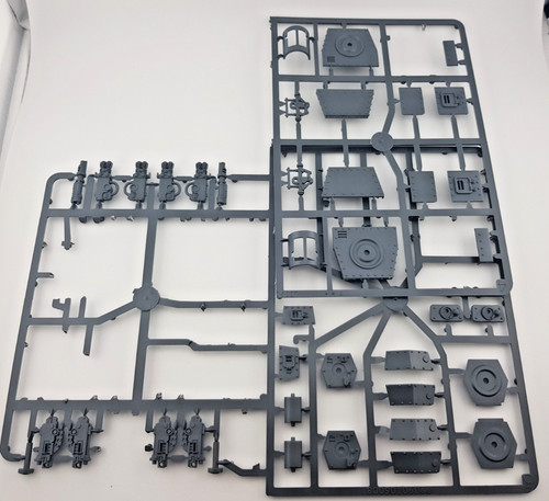 Pair sponsons turrets - pair, w/turrets