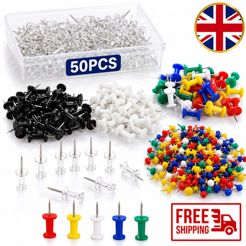 100 colours push pins art - 100,