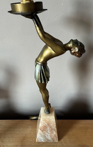 Original art deco lady - art,