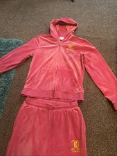 Girls Pink Juicy Couture Tracksuit Size 14-15Years