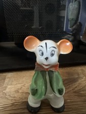 Vintage Ceramic Mouse Ornament