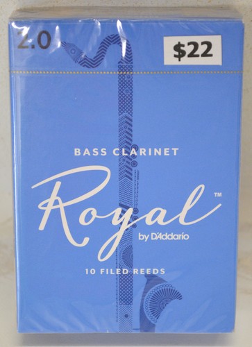 New royal bass clarinet reeds - clarinet,