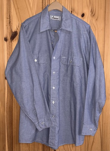 Vintage roebucks blue chambray - blue,