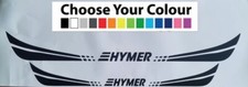 Hymer Caravan Campervan x2 Large Sticker Kit Graphic Decal