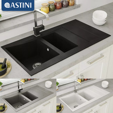 Astini Xeron 1.5 Bowl SMC Synthetic Reversible Kitchen Sink & Waste