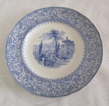 Antique Staffordshire Blue And