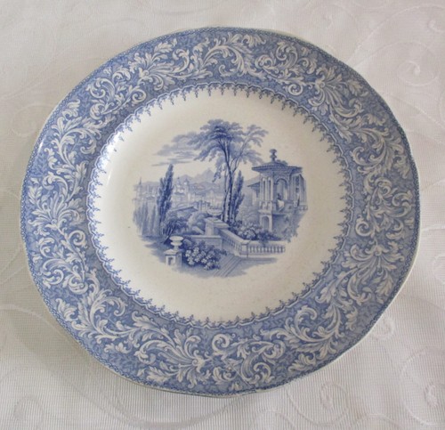 Antique staffordshire blue - staffordshire, and