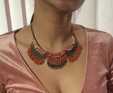 One Button Necklace - Mexican