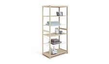 Flicka Open 5 Shelf Wardrobe Pine Stylish and Functional Bedroom Storage