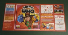 Dr Who classic vintage Letraset Transfers Dalek Invasion 