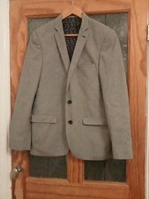 Men's Harry Brown Slim Fit Grey Jacket  42R