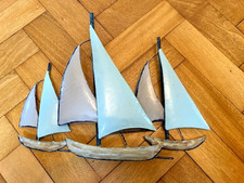 Sailing Boat Metal Wall Art