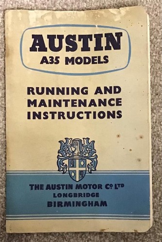 Austin a35 car van owners - austin,