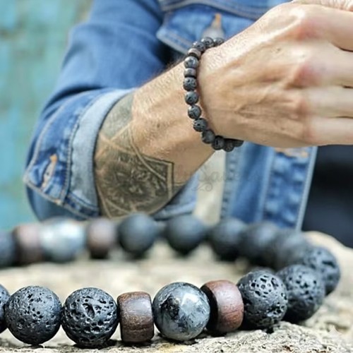 Tibetan buddha lava rock - tibetan,