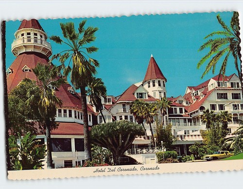 Postcard hotel del - hotel, coronado
