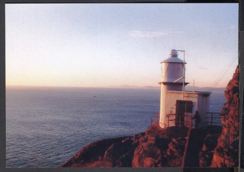 Modern postcard lighthouse - postcard:,