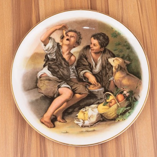 The beggar boys - plate, by