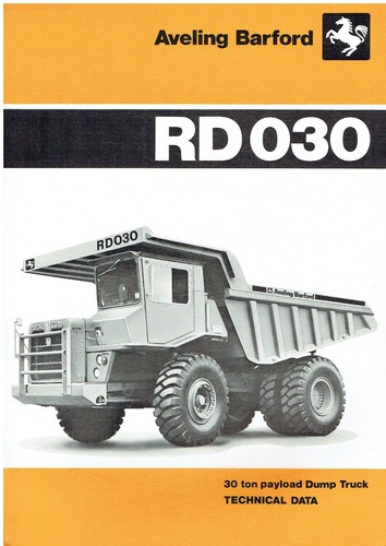 Aveling barford rd030 ton - rd030, 30-ton
