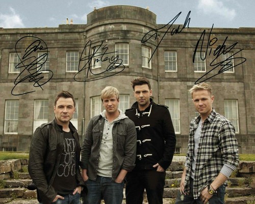 Westlife autograph signed - westlife,