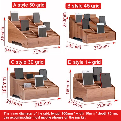 Wooden storage box remote - wooden,