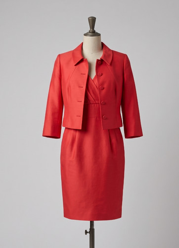 Hobbs red dress - hobbs, jacket