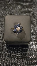 Sapphire And Diamond Ring 18ct