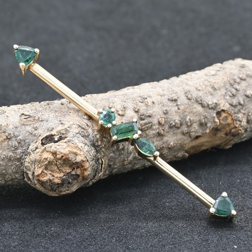 14k solid gold industrial - gold,