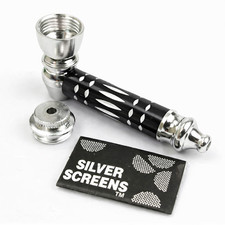 Metal Smoking Pipe w/Lid  All